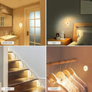 Wireless Sensor Night Lamp White Plastic Multipurpose