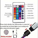 5050 RGB LED Strip Light 16.4FT Remote Control