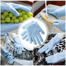 Silicone Dish Washing Gloves Multicolor Heat Resistant