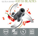 Manual Vegetable Chopper 500ml ABS Multicolor