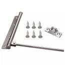 Adjustable Aluminum Alloy Automatic Door Closer, Mute Adjustable Automatically Surface Mounted Auto Closing Door, Self-Closing for Middle-Weight Door