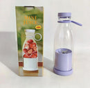 Mini Blender Pink Clear ABS for Home Office