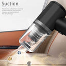 Portable Wireless Vacuum Cleaner Black ABS for Cars