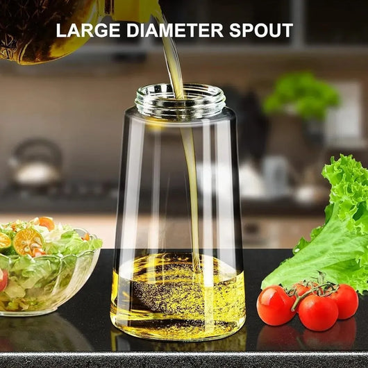 Glass Oil Sprayer with Spray Nozzle for Kitchen Use