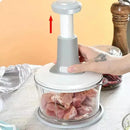 Push Vegetable Cutter Multi-Use Kitchen Essential ABS Multicolor