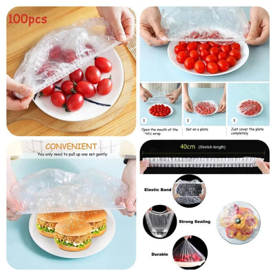 Popular Bear Food Covers Transparent Plastic Storage