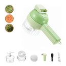 Electric Food Chopper Green ABS Kitchen Tool