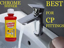 CHROME SHINER 130g (100ml) , Instant Shine, Tap cleaner, Glass Cleaner, Chrome Plated sanitary fitting cleaner