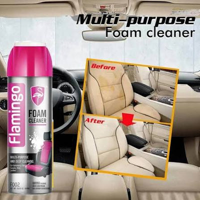 Flamingo Multi-Purpose Foam Cleaner Car Detailing Spray Cleaning Like Fabric, Carpet, Leather, Vinyl etc. Foam Cleaner – 650 ml